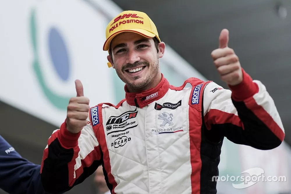 Pole position Race 1, Aur&eacute;lien Comte, DG Sport Competition Peugeot 308TCR