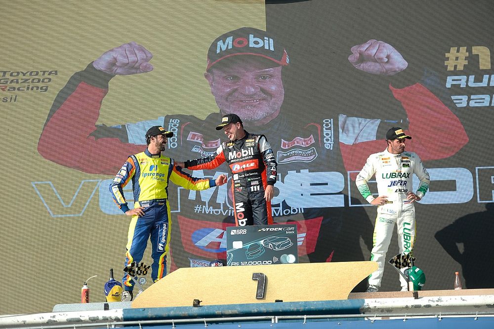 Pódio da Stock Car em Goiânia