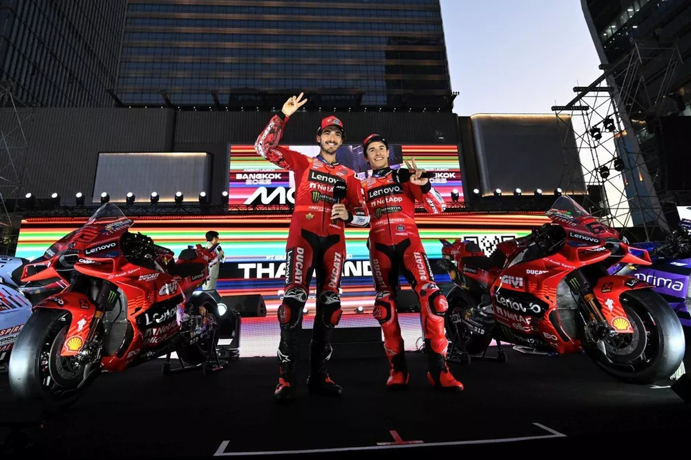 Marc Marquez et Francesco Bagnaia, Ducati Team