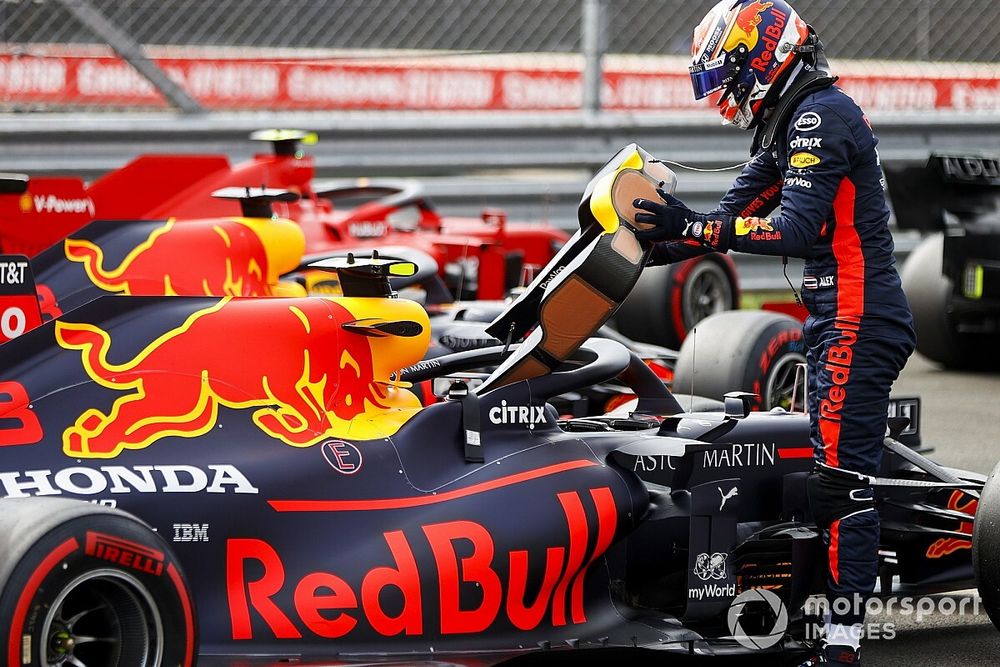 Max Verstappen, Red Bull Racing in Parc Ferme