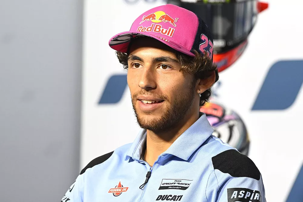 Enea Bastianini, Gresini Racing, en conf&eacute;rence de presse