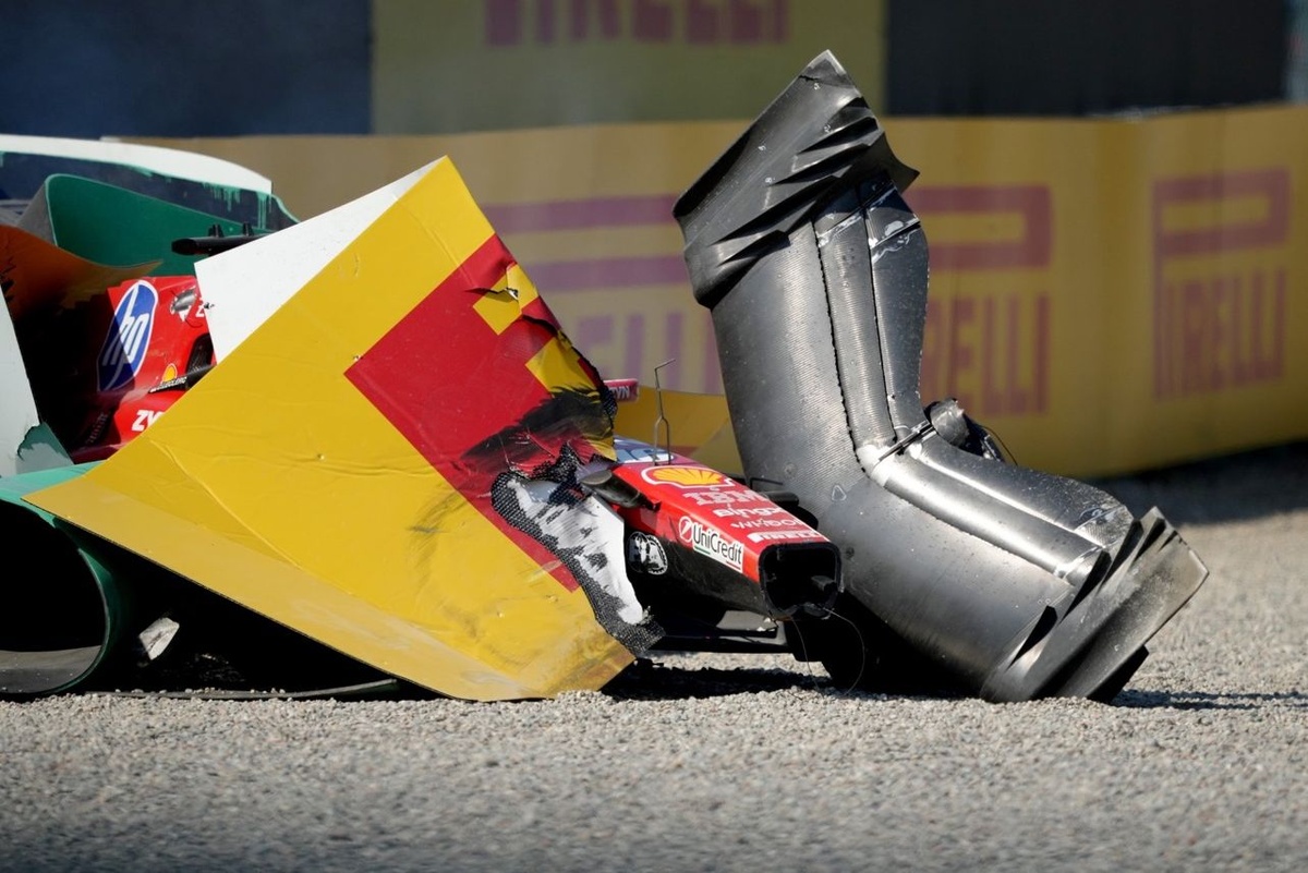 Leclerc y el Ferrari SF-26 aptos para Madring tras el choque en Monza