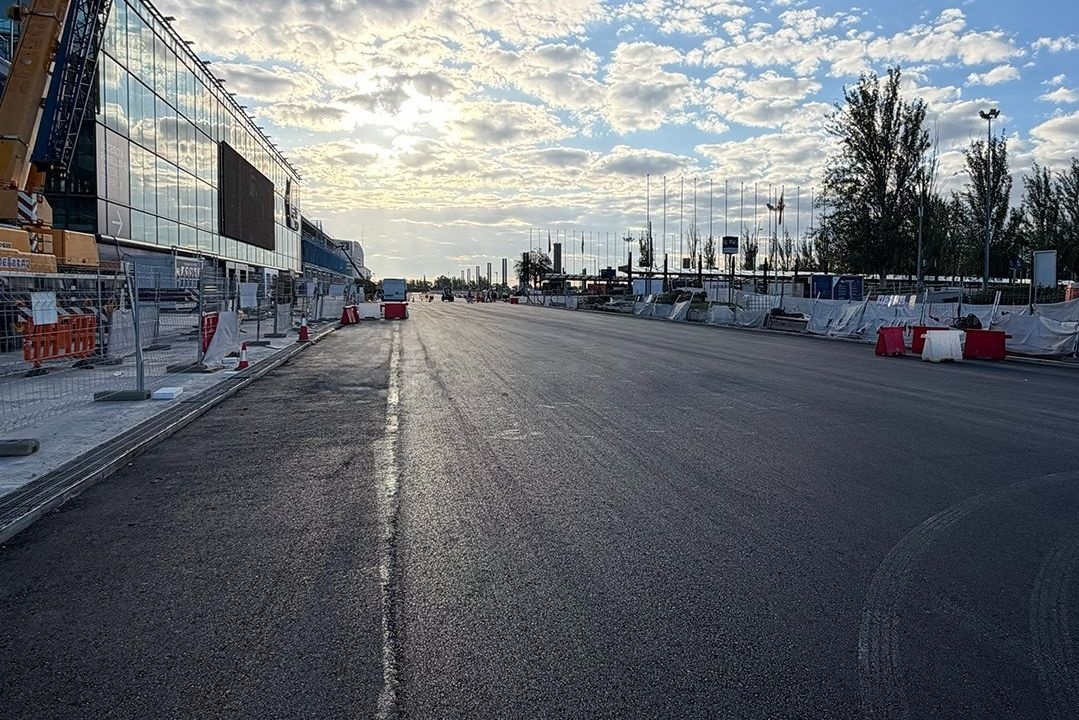 F1: Novo palco do GP da Espanha, Madring já está 90% asfaltado