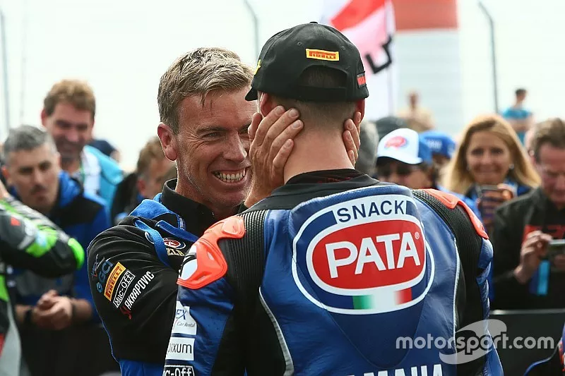 Paul Denning, racewinnaar Michael van der Mark, Pata Yamaha