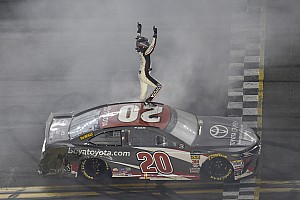 Erik Jones emerges from wild Daytona race to earn first Cup win