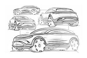 I bozzetti del nuovo SUV coupé di smart
