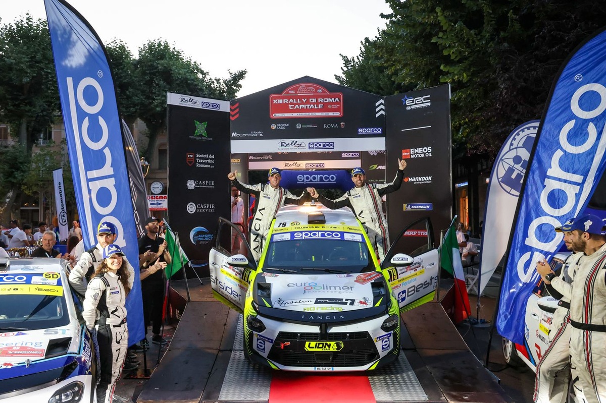 CIAR | Trofeo Lancia: Pisani-Biagi sono i Re del Rally di Roma Capitale