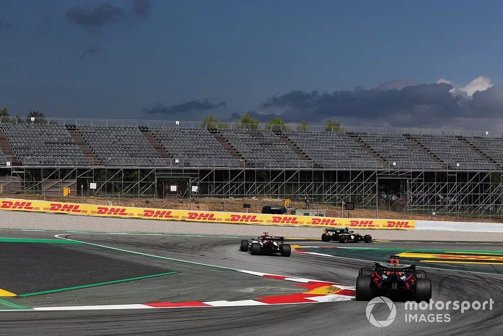 Daniel Ricciardo, Renault F1 Team R.S.20, Kimi Raikkonen, Alfa Romeo Racing C39, Max Verstappen, Red Bull Racing RB16
