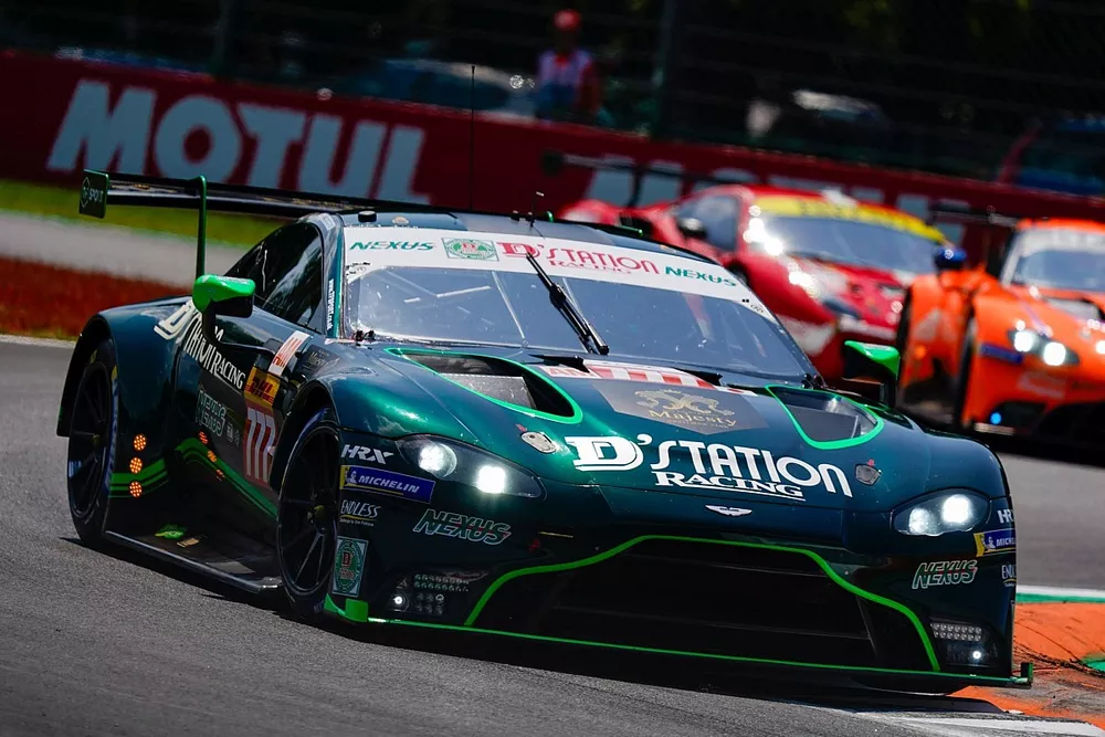 #777 D'Station Racing Aston Martin Vantage AMR: Satoshi Hoshino, Casper Stevenson, Tomonobu Fujii