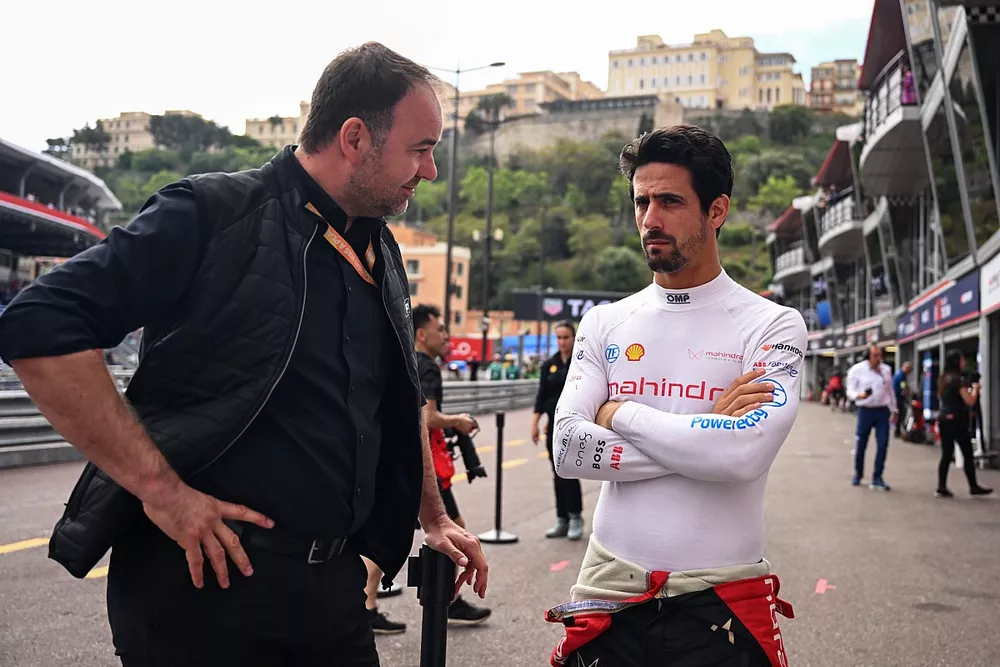 Thomas Biermaier, Team Principal, CEO, ABT CUPRA Formula E Team, Lucas di Grassi, Mahindra Racing