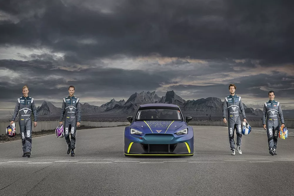 Mattias Ekstr&ouml;m, Cupra EKS, Tom Blomqvist, Cupra EKS, Cupra e-Racer, Jordi Gen&eacute;, Cupra EKS, Adrien Tambay, Cupra EKS