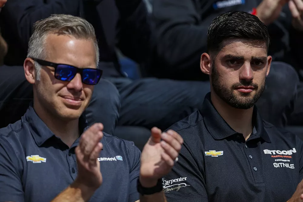 Rinus VeeKay, Ed Carpenter Racing Chevrolet, Ed Carpenter, Ed Carpenter Racing Chevrolet, Drivers' Meeting