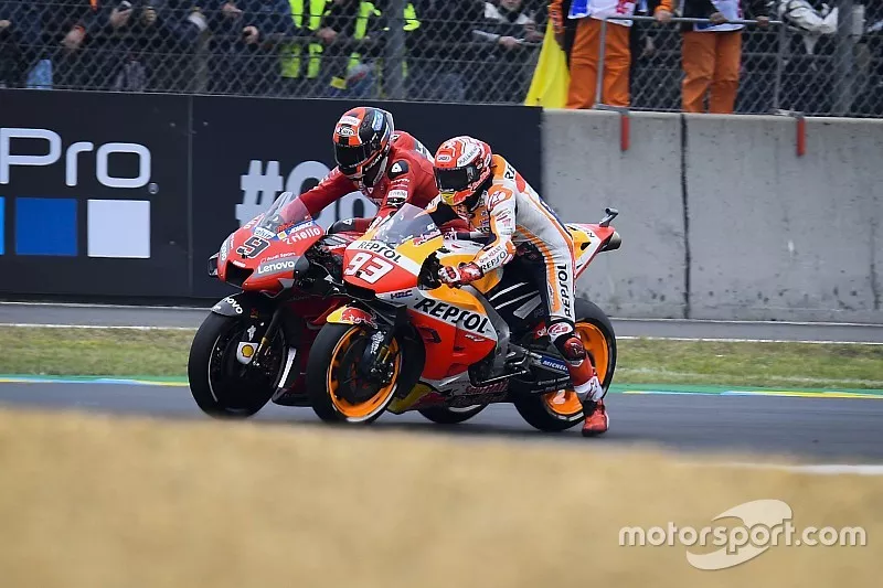 Marc Marquez, Repsol Honda Team, Danilo Petrucci, Ducati Team