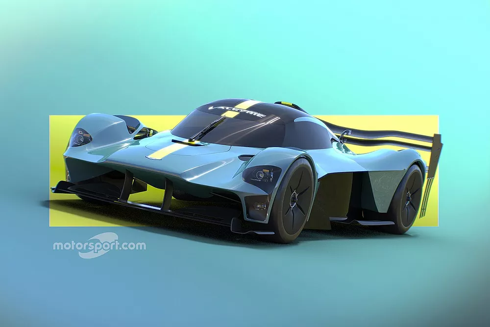 Rendu de l'Aston Martin Valkyrie par Motorsport Network 