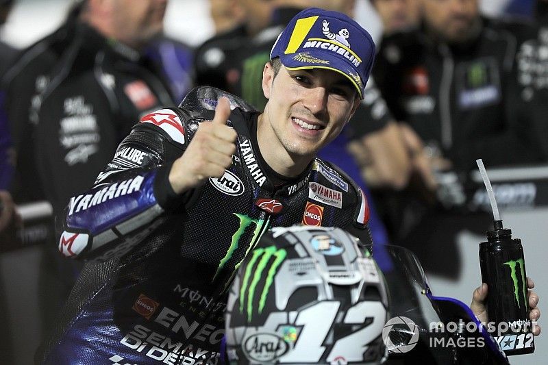 Ganador de la pole Maverick Vi&ntilde;ales, Yamaha Factory Racing
