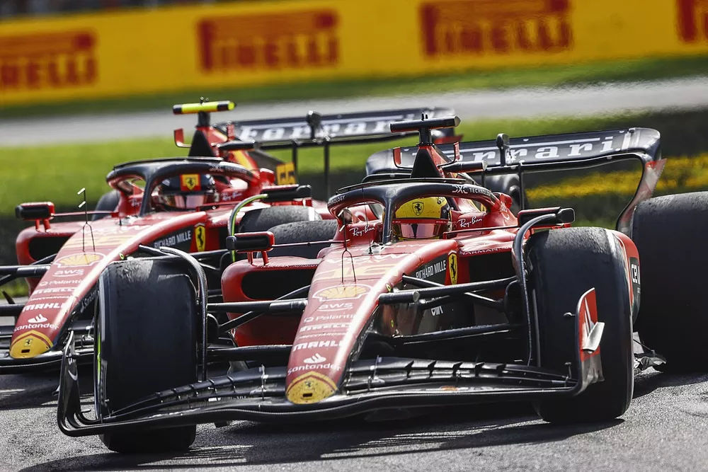 Charles Leclerc, Ferrari SF-23, Carlos Sainz, Ferrari SF-23