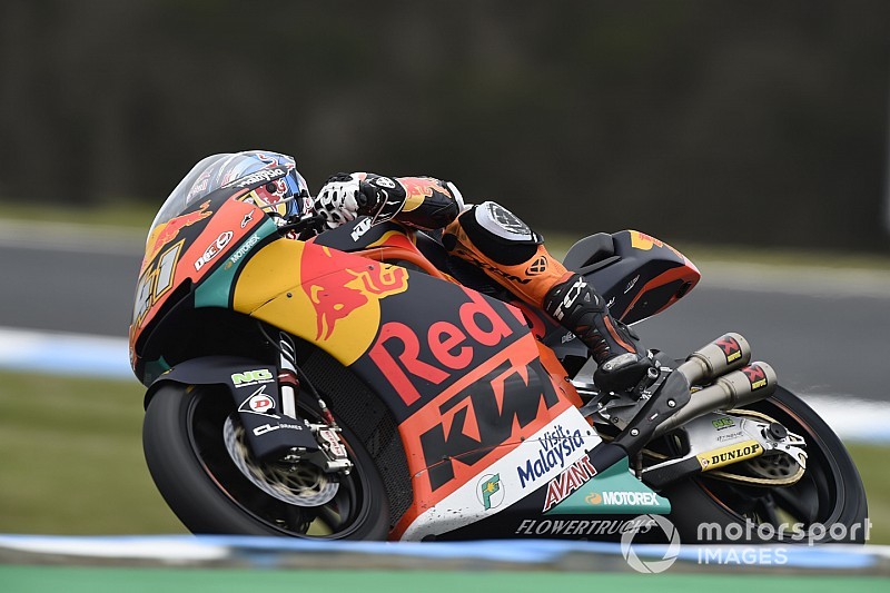 Avustralya Moto2: Binder, Mir'i 0.036 saniye farkla geçerek zafere ulaştı