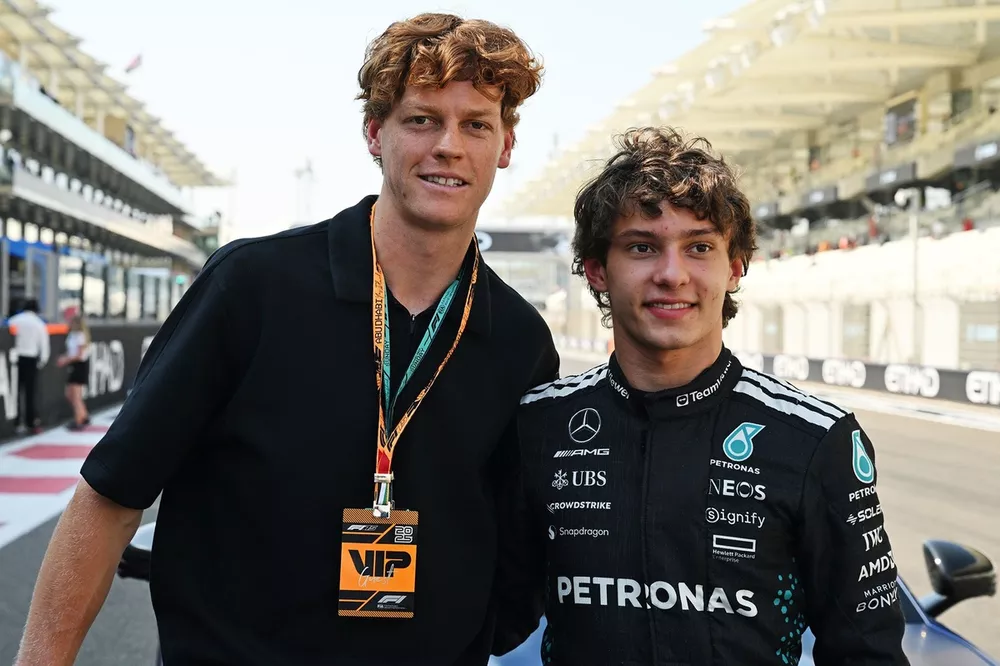 Jannik Sinner, Andrea Kimi Antonelli, Mercedes