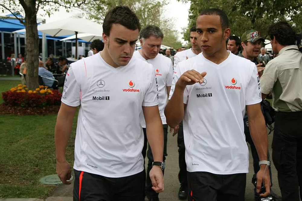 Fernando Alonso e Lewis Hamilton, McLaren Mercedes