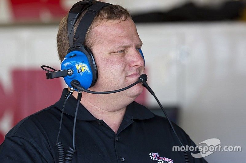 Kurt Busch's crew chief, Nick Harrison