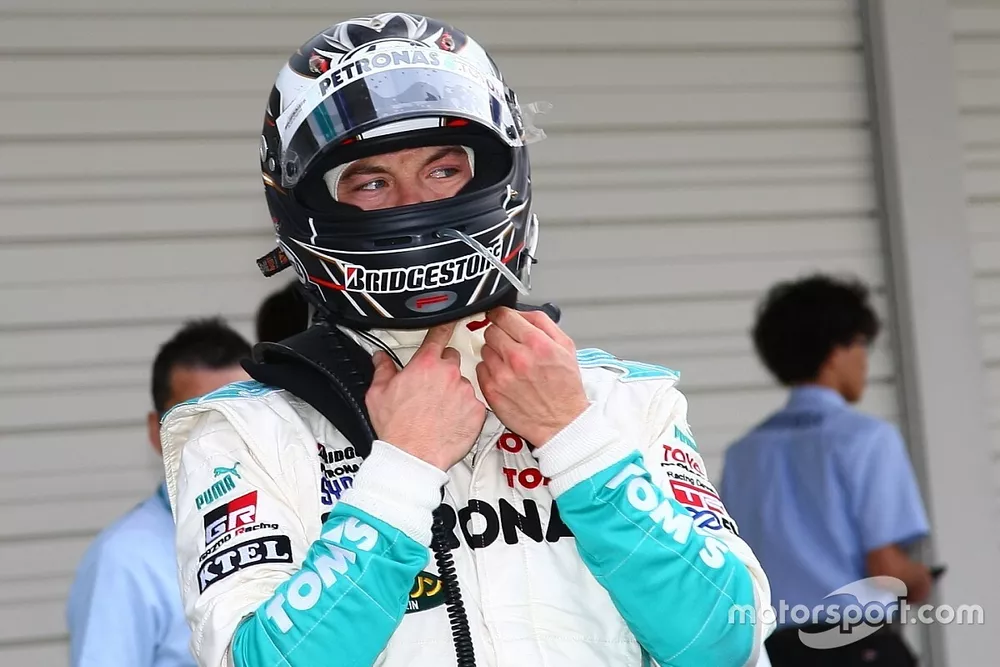 Race winner Andre Lotterer celebrates