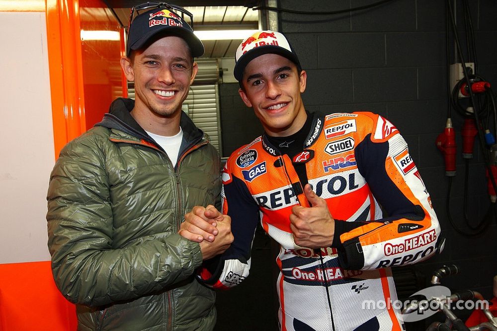 Casey Stoner and Marc Marquez