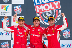 Podium: race winners #88 Maranello Motorsport, Ferrari 488 GT3: Toni Vilander, Craig Lowndes, Jamie