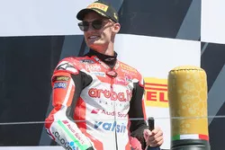 Le vainqueur Chaz Davies, Ducati Team
