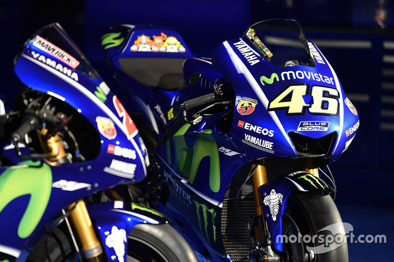 Die neuen Bikes von Maverick Viñales, Yamaha Factory Racing, und Valentino Rossi, Yamaha Factory Rac