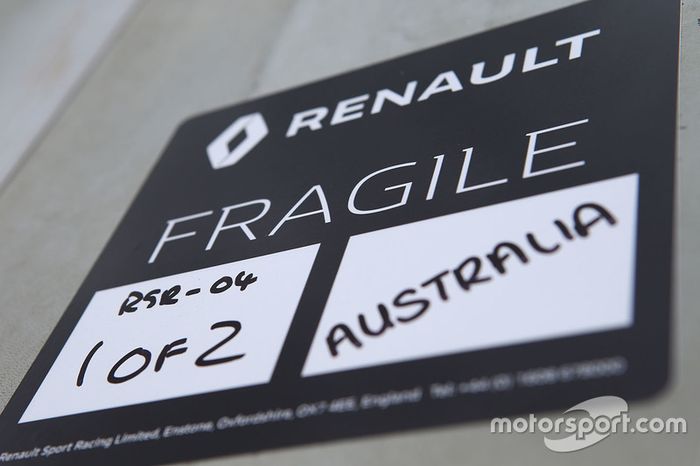 Etiqueta frágiles Renault