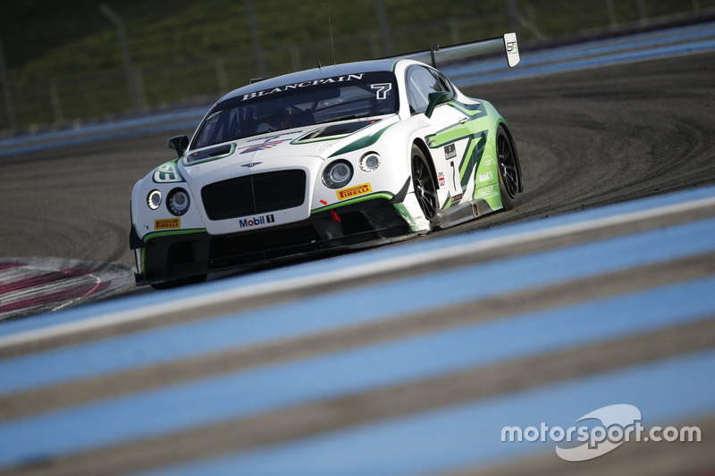 #7 Bentley Team M-Sport, Bentley Continental GT3: Steven Kane, Guy Smith, Oliver Jarvis