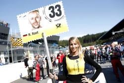 Gridgirl für René Rast, Audi Sport Team Rosberg, Audi RS 5 DTM