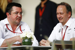 Eric Boullier, Racing Director, McLaren, Jonathan Neale, Managing Director, McLaren