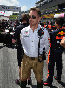 Christian Horner, Red Bull Racing Team Principal on the grid