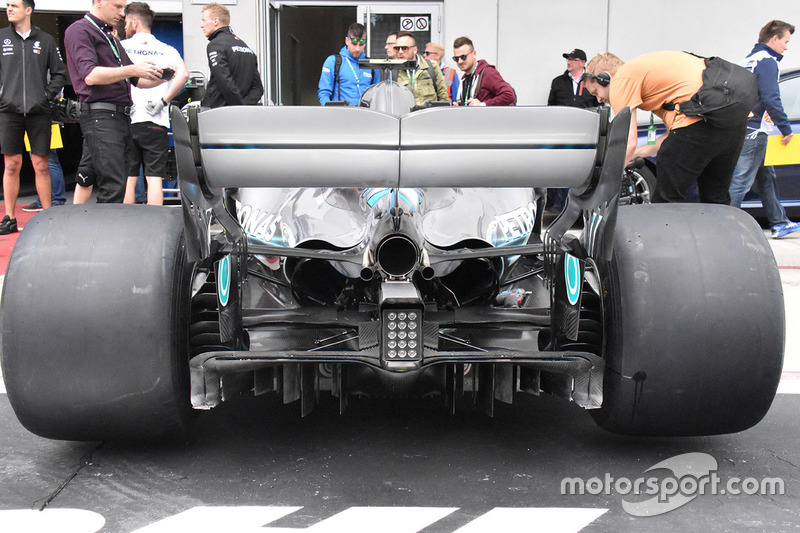 Mercedes-AMG F1 W09 detalle del difusor