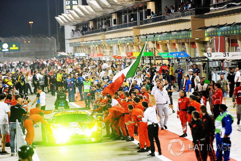 LMGTE Pro: segundo lugar #51 AF Corse Ferrari 488 GTE: James Calado, Alessandro Pier Guidi