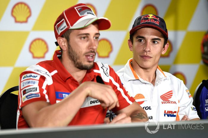 Marc Marquez, Repsol Honda Team, Andrea Dovizioso, Ducati Team