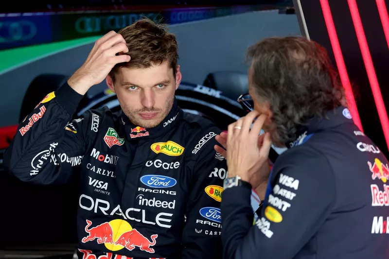 Max Verstappen, Red Bull Racing, Laurent Mekies, directeur de l'écurie Red Bull Racing