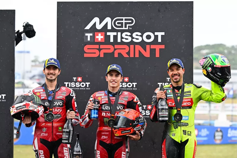 Franco Morbidelli, VR46 Racing Team, Francesco Bagnaia, Ducati Team, Marc Marquez, Ducati Team