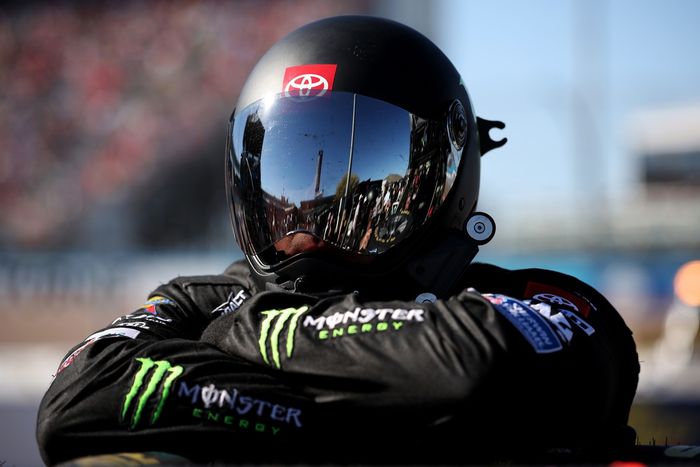 A crew member of Joe Gibbs Racing