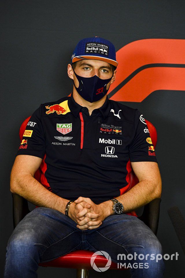 Max Verstappen, Red Bull Racing, en la conferencia de prensa