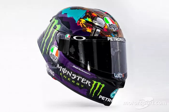 Casco de Franco Morbidelli, Petronas Yamaha SRT