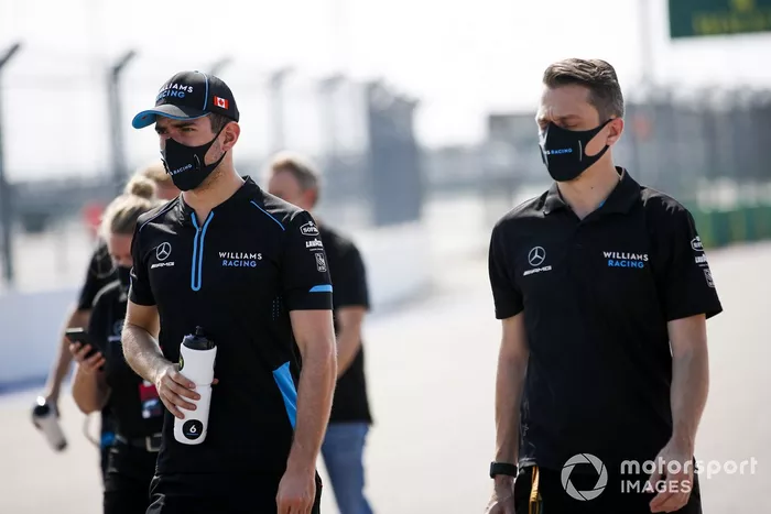 Nicholas Latifi, Williams Racing, recorre la pista