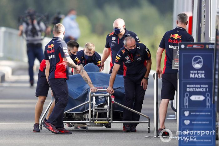 El RB16 de Max Verstappen, Red Bull Racing