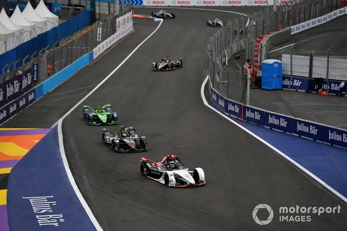 Andre Lotterer, Porsche, Porsche 99X Electric, Edoardo Mortara, Venturi Racing, Silver Arrow 02, Robin Frijns, Envision Racing, Audi e-tron FE07