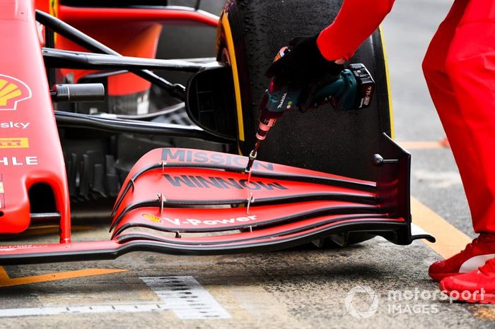 Alerón delantero del Ferrari SF1000
