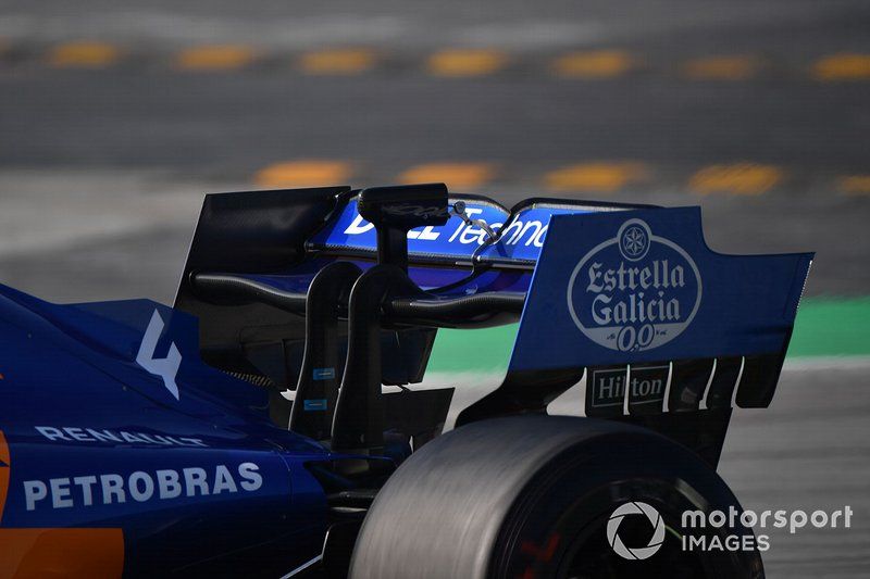 McLaren MCL34 alerón trasero