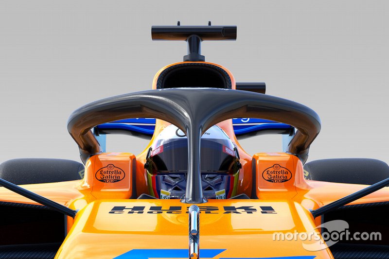 Detalle del McLaren MCL34