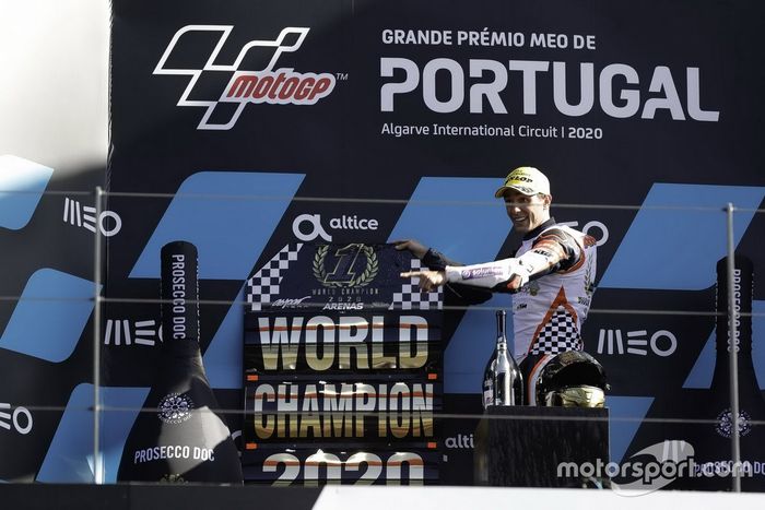 El campeón de Moto3 Albert Arenas, Aspar Team