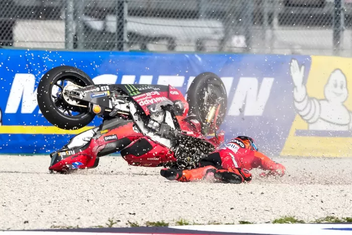 Marc Marquez, Ducati Team crash